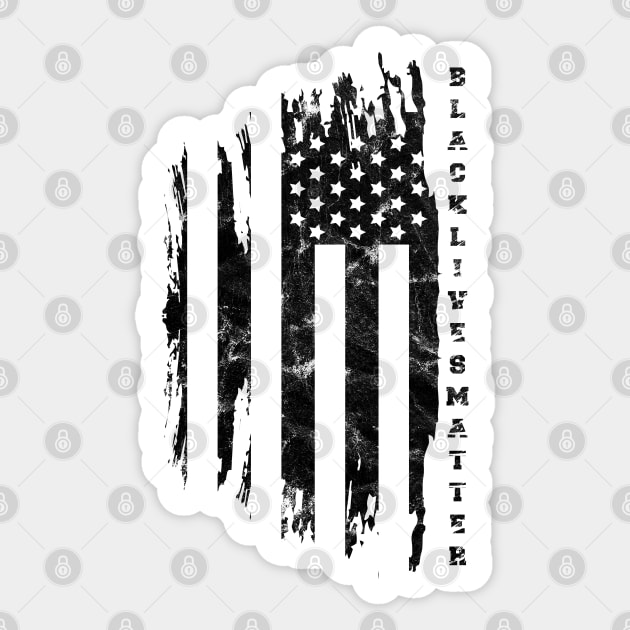 Black Lives Matter Anti Racism Gift BLM Sticker by Keetano